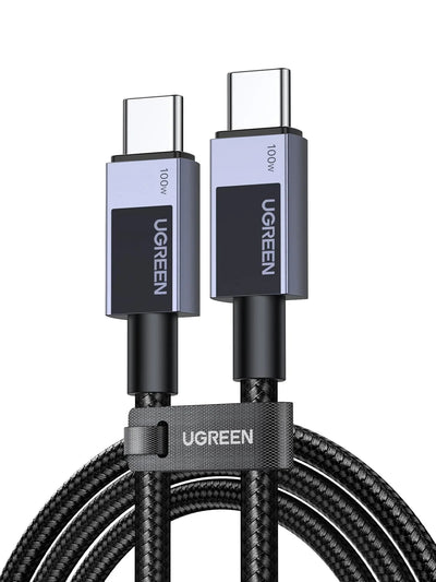 UGREEN USB-C to USB-C 100W PD Fast Charging Cable 5A Max Space Gray