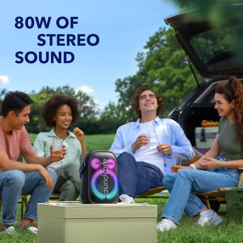 Soundcore Rave Neo 2 80W Portable Bluetooth Speaker – A33A1Z11