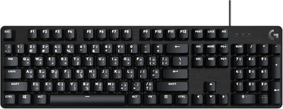 لوجيتك G413 SE - لوحة مفاتيح ميكانيكية سلكية للألعاب - أسود - ARA - USB - لمس