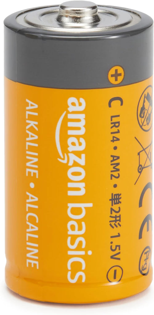 Amazon Basics C Cell Alkaline Batteries 1.5V 4-Pack – LR14