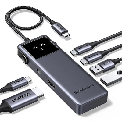 UGREEN 6-in-1 USB-C Hub – Multi-Port Adapter with 4K HDMI 100W