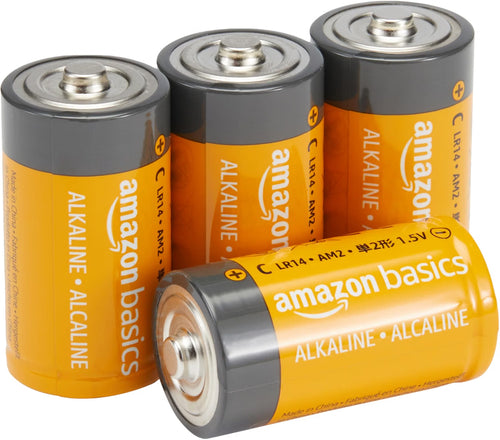 Amazon Basics C Cell Alkaline Batteries 1.5V 4-Pack – LR14