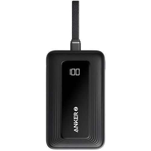 Anker Zolo 10,000mAh 30W Power Bank with Built-In USB-C Cable - Black | A1688H11