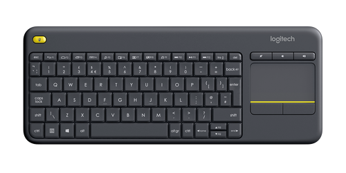 Logitech® K400 Plus Wireless Touch Keyboard - DARK - ARA (102) - INTNLn (Open Box)