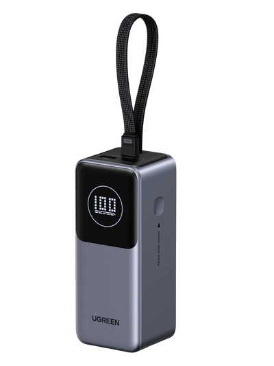 UGREEN Nexode Power Bank (20000mAh,130W, 3 Ports, Built-in Cable) PB723